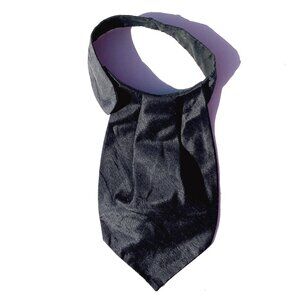 Vintage OST Men’s 100% Silk Ascot/Cravat in Textured Black